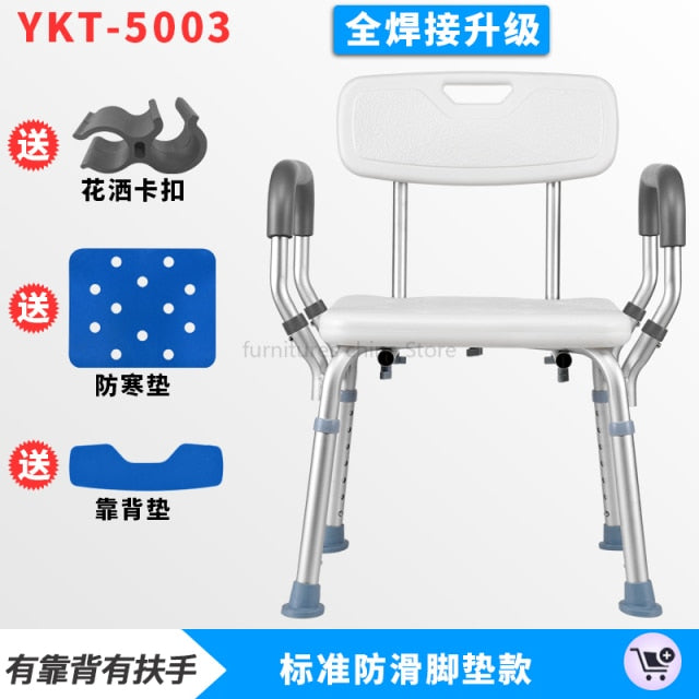 white chair with armrests